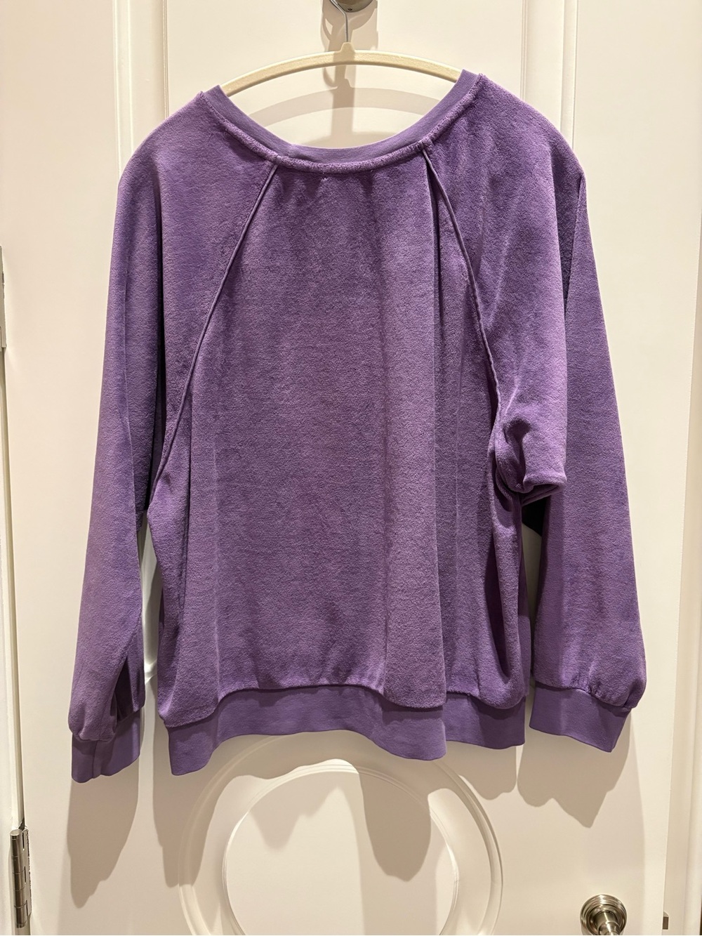 Suzie Kondi Purple Crewneck Sweatshirt - Picture 3 of 3
